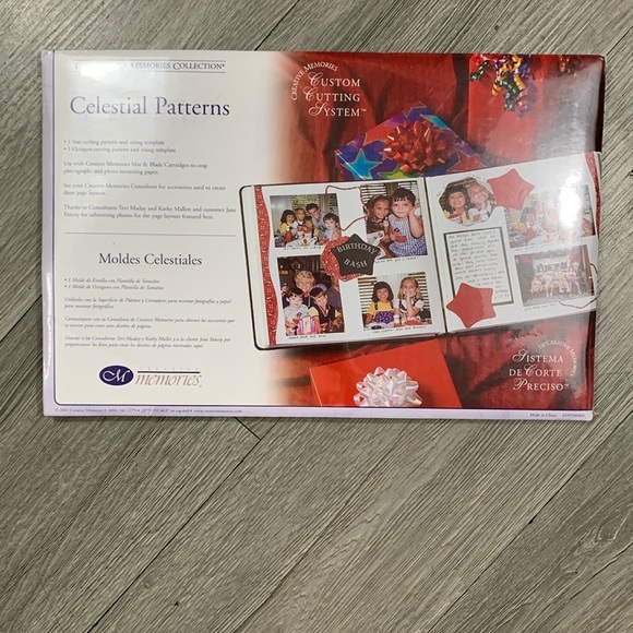 Creative Memories Celestial Patterns Stars & Octagon  Custom Cutting System NEW - Picture 1 of 6